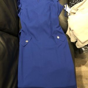 Sapphire blue professional figure dress